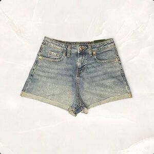 Wild Fable Highest Rise Jean Shorts Women's Cuffed Hem Size Waist 2 R